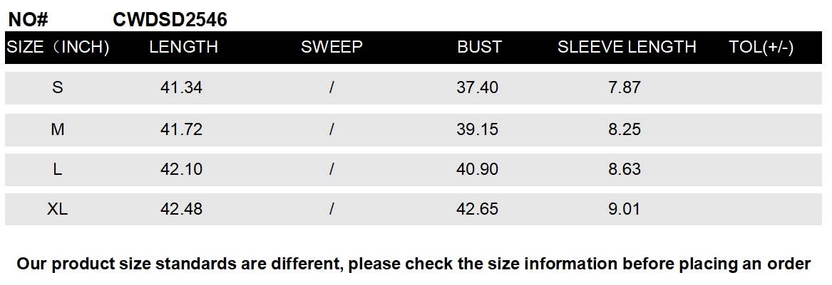 CWDSD2546_Deep V-Neck Wrap Short Sleeve Dresses