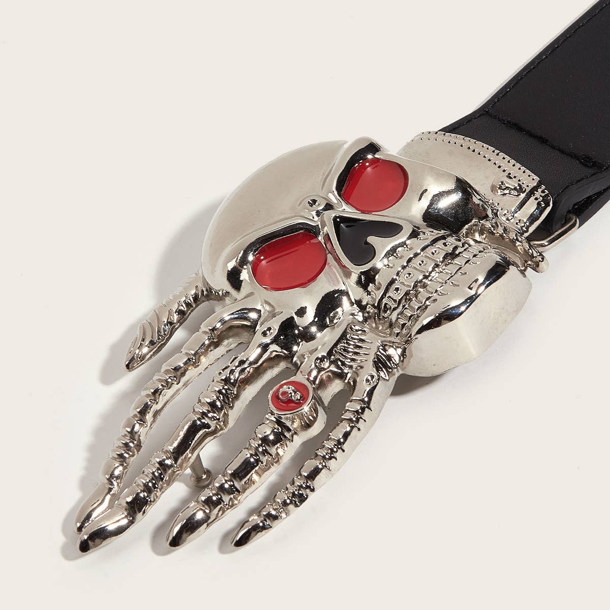 FASHIONABLE PUNK STYLE SKULL SNAP BELT_CWABE0285