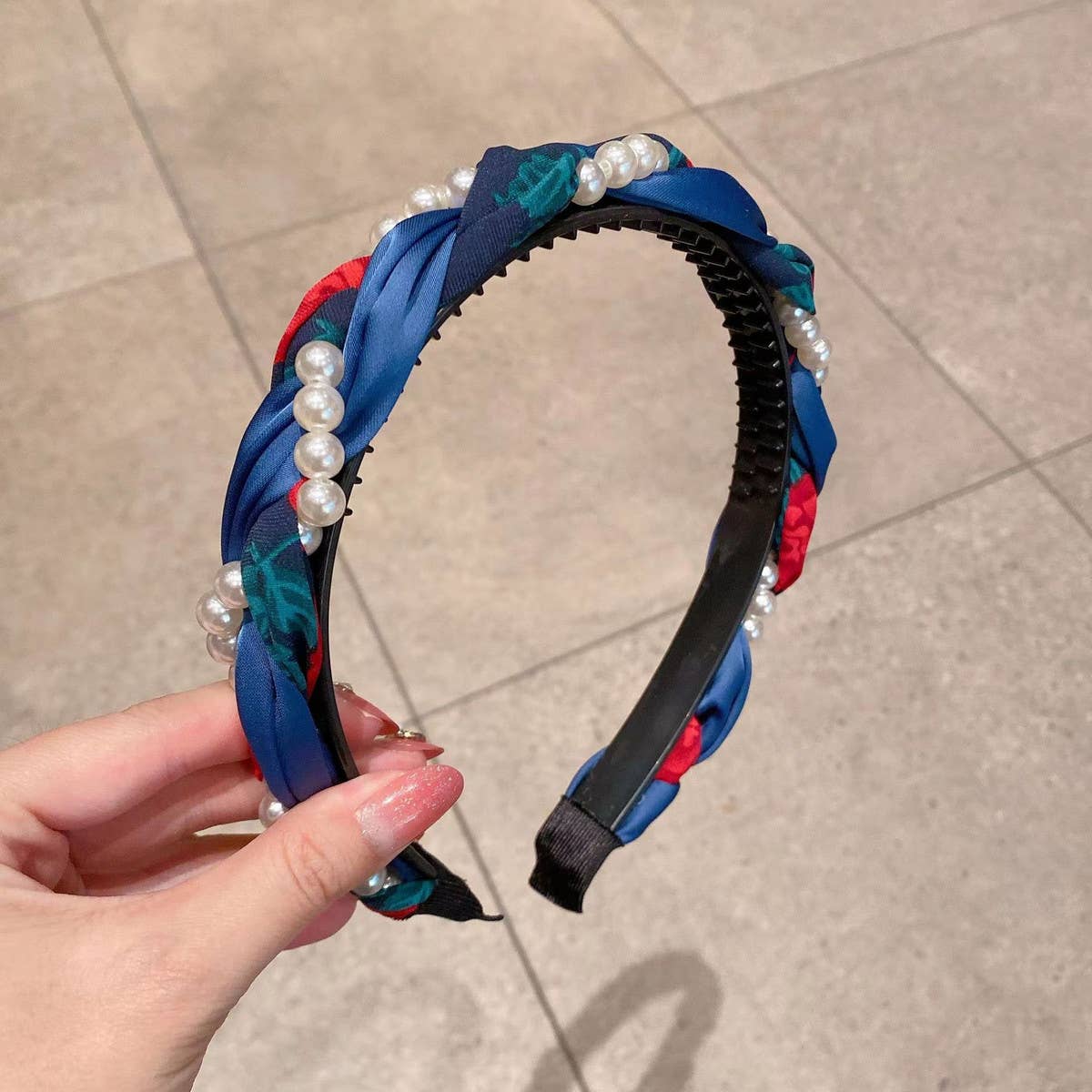 2024 NEW PEARL FLOWER HAND WOVEN HEADBAND_CWAHA1704