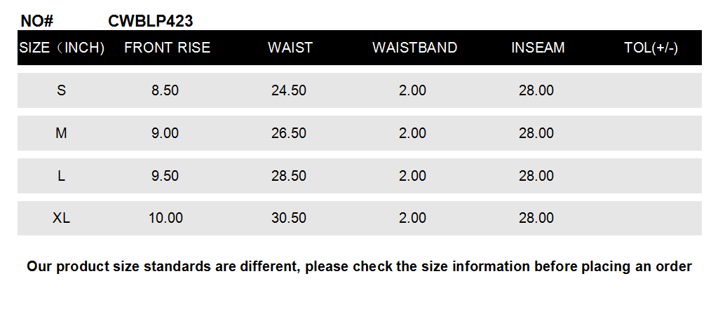 CWBLP423_Elastic Band Waist With Side Pocket Pants