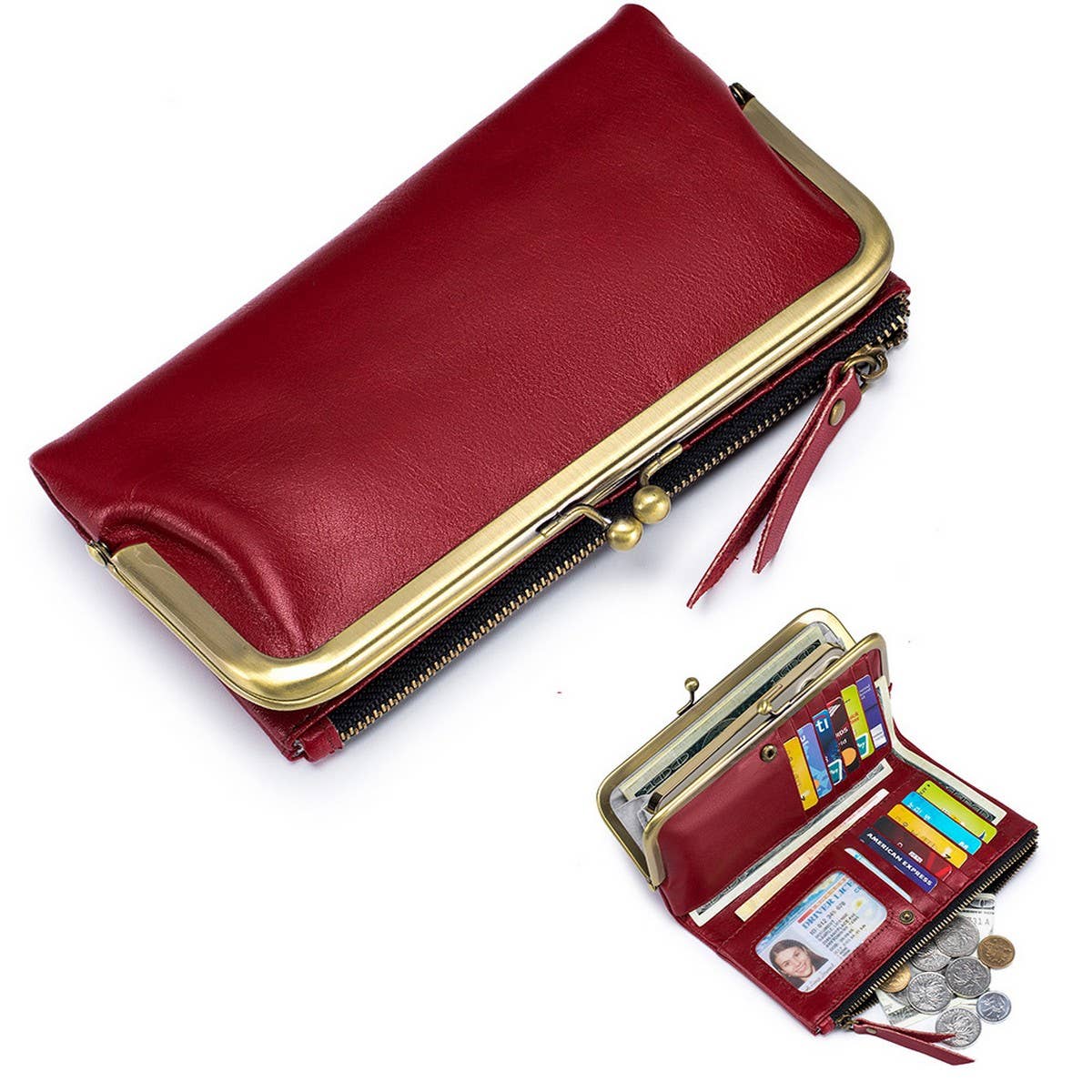 MULTIFUNCTIONAL LARGE CAPACITY LONG LEATHER WALLET_CWAB3750