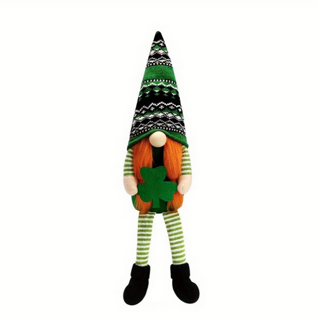 ST PATRICKS DAY STRIPED LONG LEGGED DOLL ORNAMENT_CWMM3442