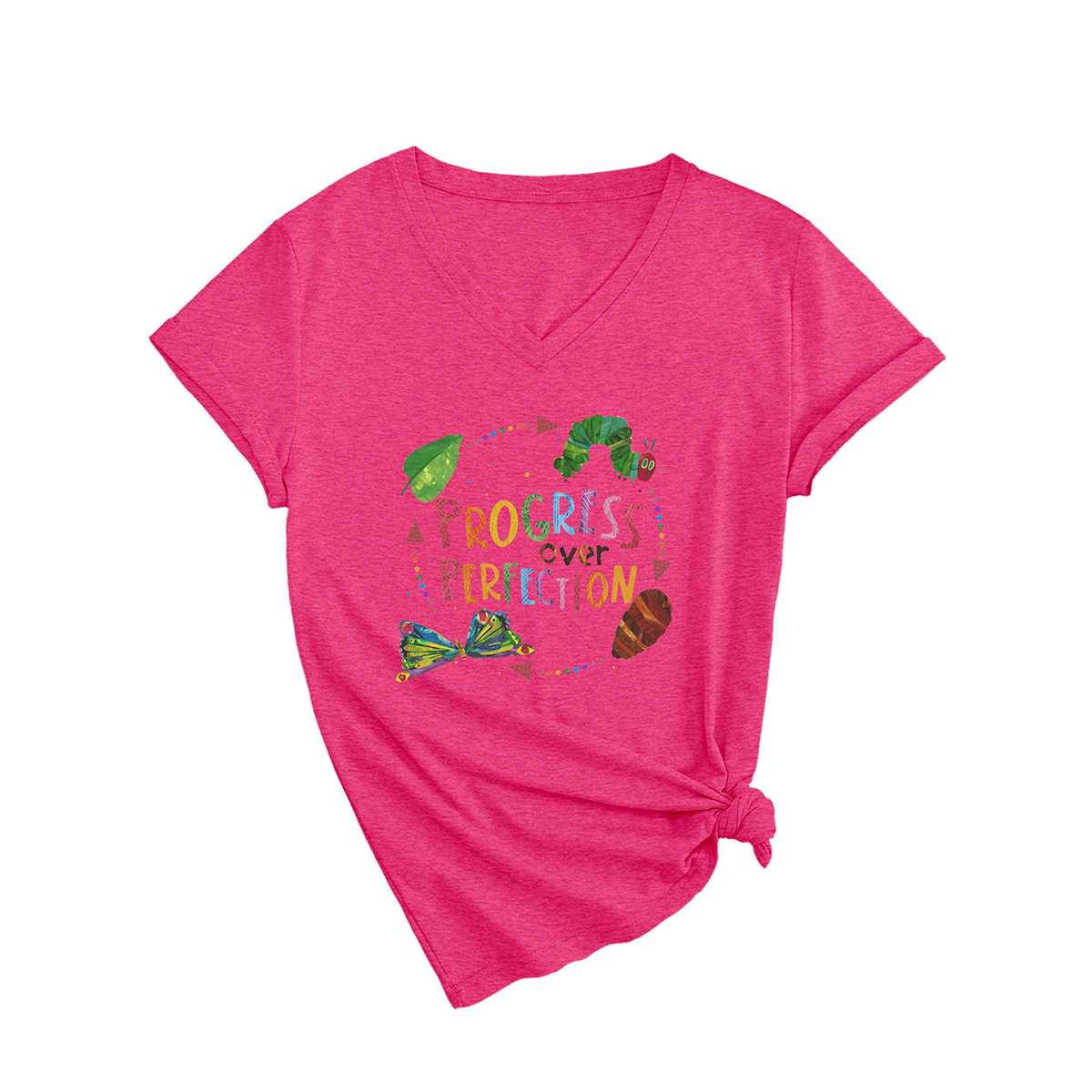 SLIM FIT WOMEN S TEE PROGRESS OVER PERFECTION _CWTTSL0501