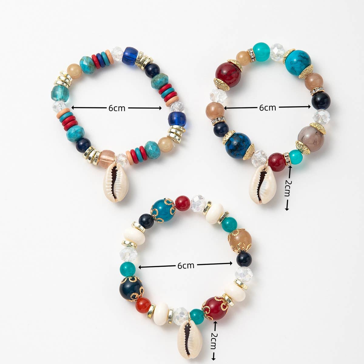 DIAMOND LAYERED BOHEMIAN BRACELET_CWAHA2471