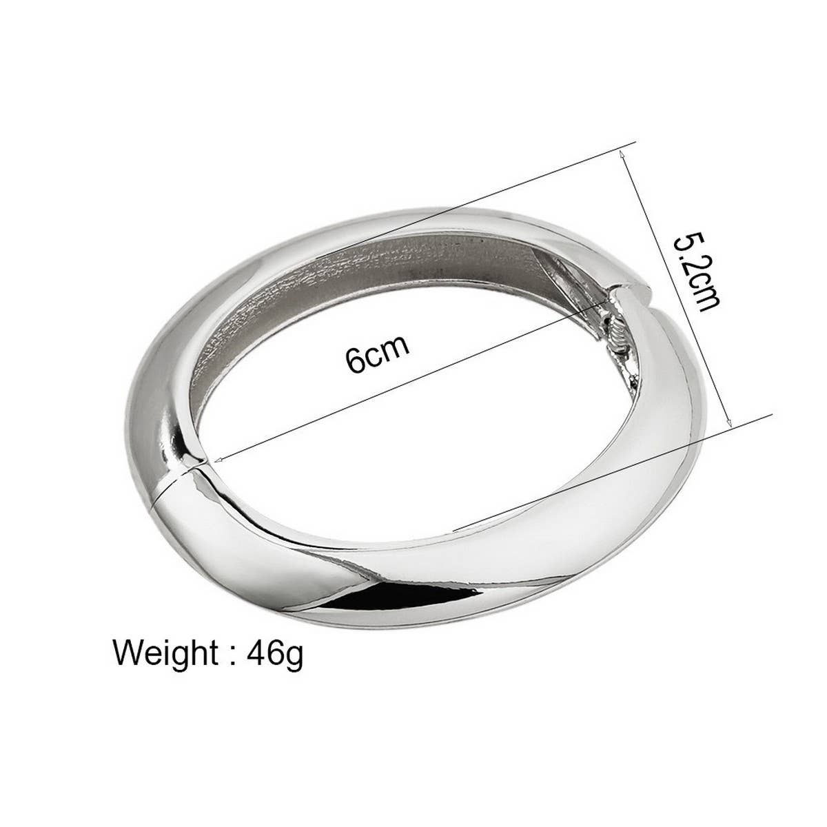 DESIGN IRREGULAR FASHION ALLOY SMOOTH BRACELET_CWMM3117