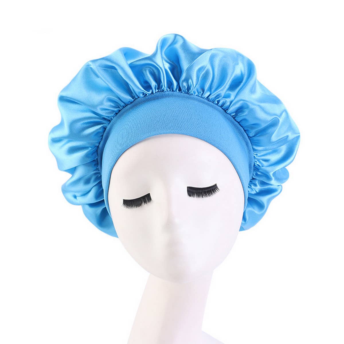NEW WIDE-BRIMMED NIGHTCAP WITH HEADBAND_CWAH1486