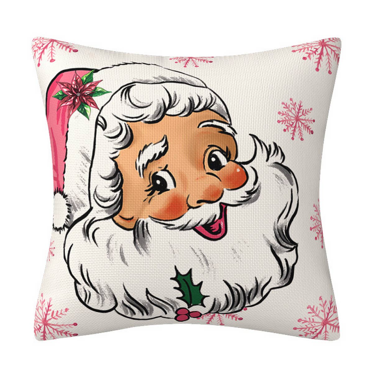 NEW ARRIVAL PINK SANTA CLAUS PILLOWCASE_CWMM1384