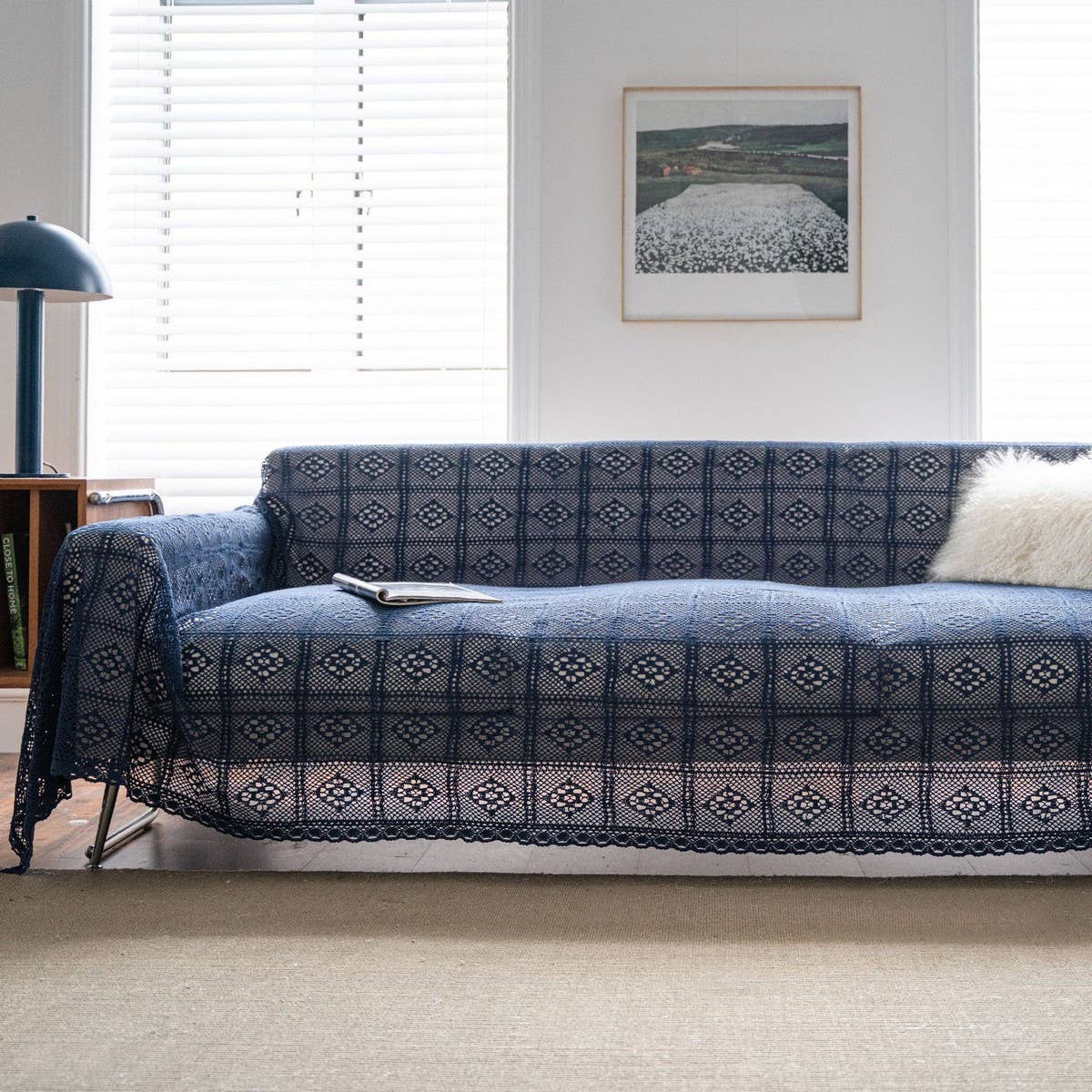 RETRO COUNTRY STYLE HOLLOW SOFA THROW_CWMM1650