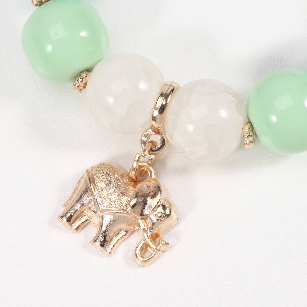 BOHEMIAN ELEPHANT CHARM BEADED BRACELET_CWAJE2210