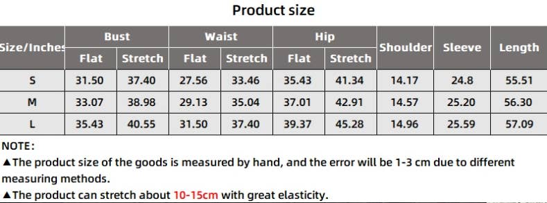 Big Pit Strip Long Sleeve U-Neck Dress_Cwdmd3185