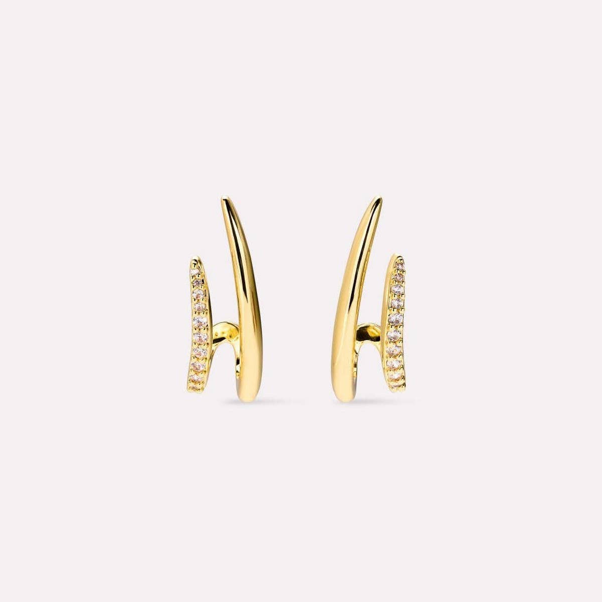 Zircon Clip On Ear Cuffs Simple Chic Design_CWAJE5013