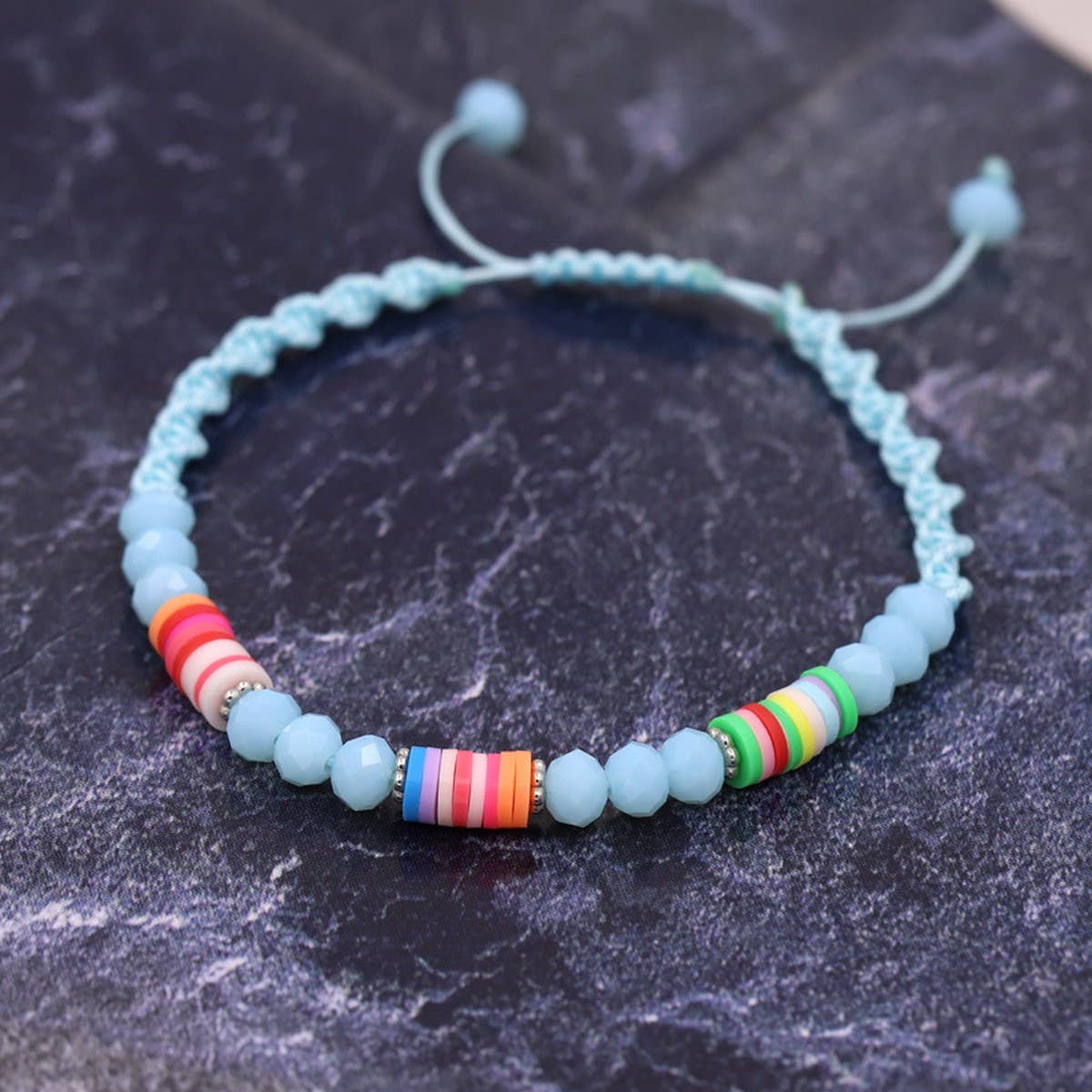 NEW COLORFUL HAND WOVEN ADJUSTABLE BRACELET_CWMM3563