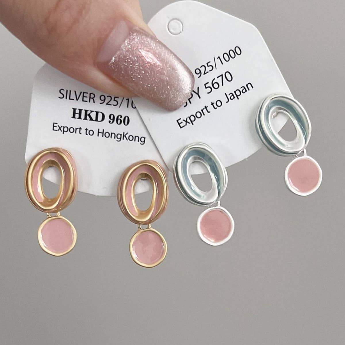 SIMPLE AND SWEET GEOMETRIC EARRINGS