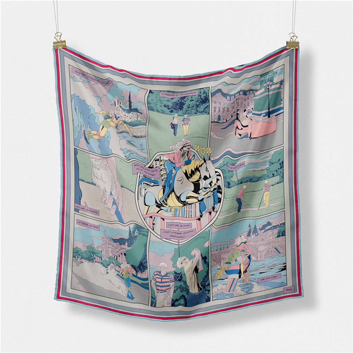 UV Protection Scarf - Lightweight Satin Square