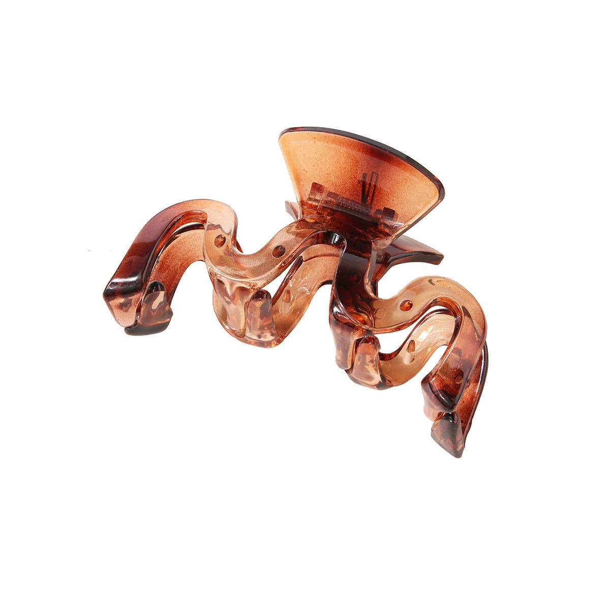 Wavy Back Hair Claw - Large Minimalist Shark Clip_CWAHA1051