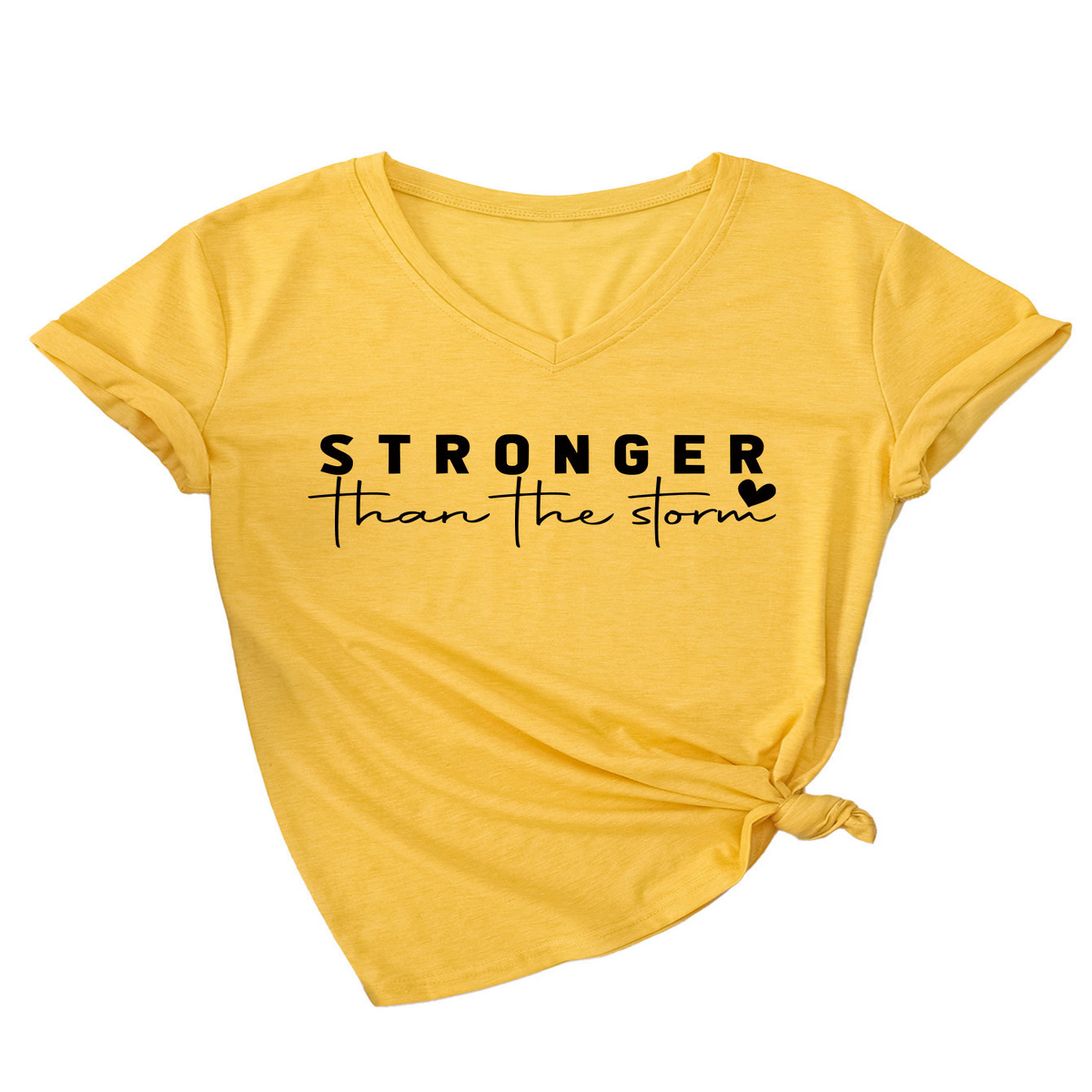 Basic V-Neck Tee for Women, Soft and Stylish_CWTTS1470