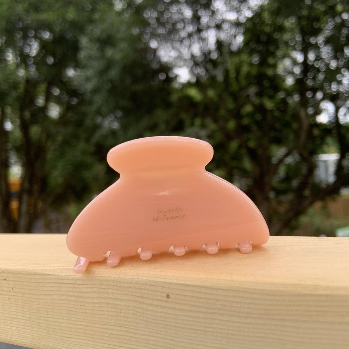 Floral Acetate Yuanbao Hair Claw - Cute Daily Clip