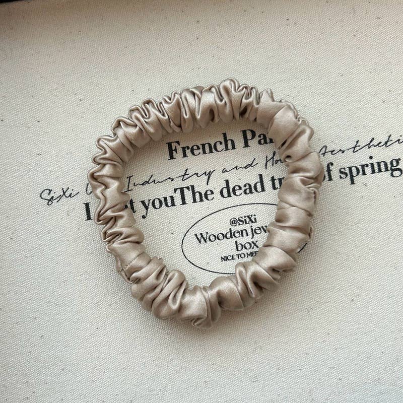 French-style fine hair rope made of mulberry silk