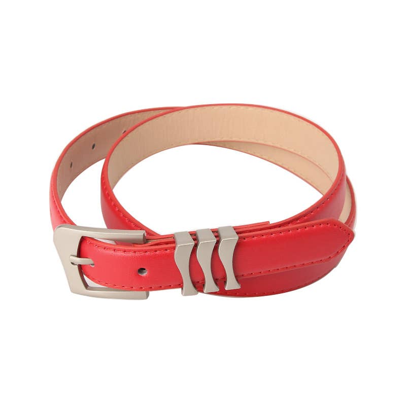 Fashionable retro simple high-end women's belt
