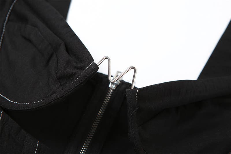 Patchwork skirt suit that covers the buttocks