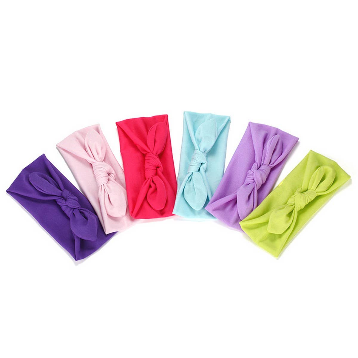 CWAHA6414_BOWKNOT FABRIC RABBIT EAR HEADBAND