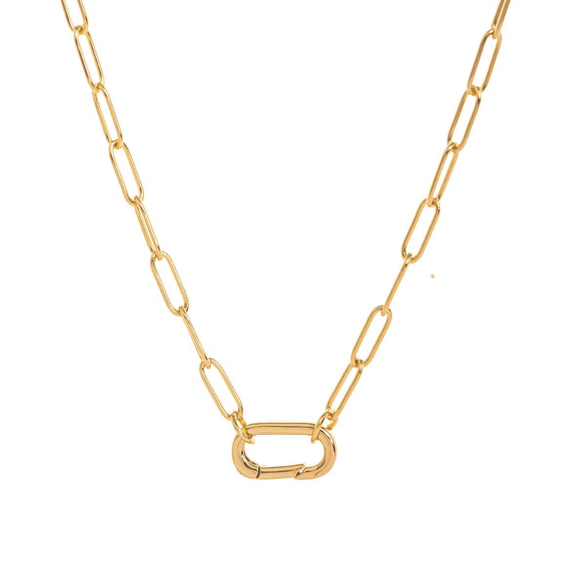 LOOSE RING HEART ROUND PENDANT NECKLACE