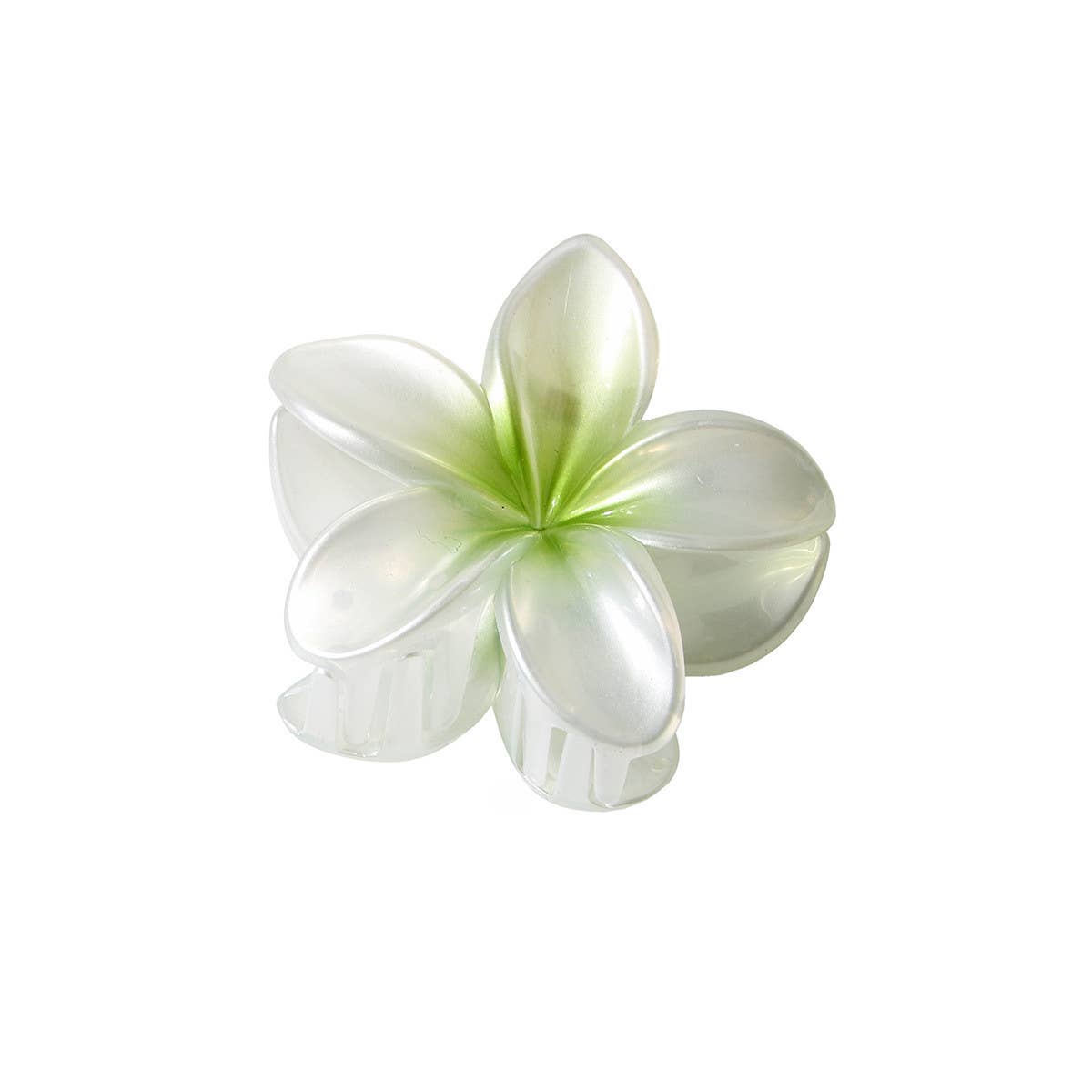 Pearlescent Flower Hair Claw - Gradient Chic Clip_CWAHA1044