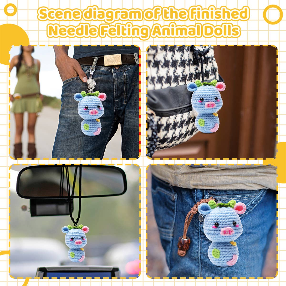 NEW DOLL CROCHET MATERIAL PACKAGE