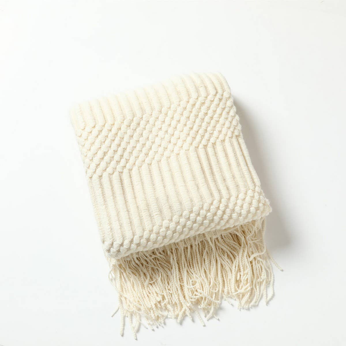 DOUDOU BLANKET FRINGED SHAWL BLANKET