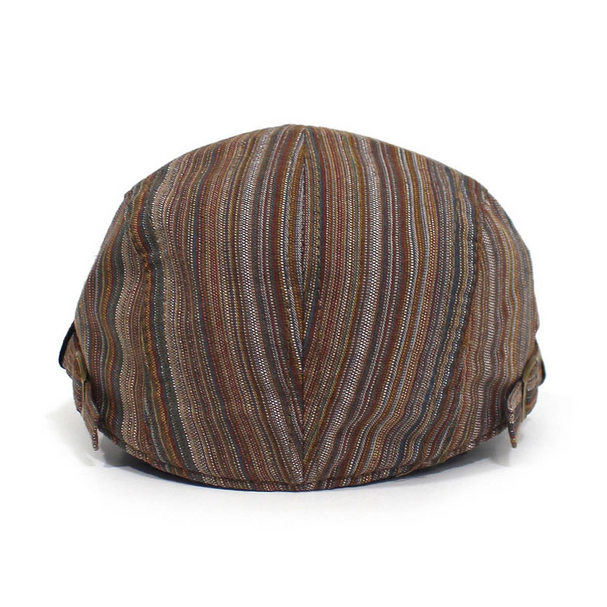 VERSATILE STRIPED TRAVEL FORWARD CAP BERET_CWAB2915