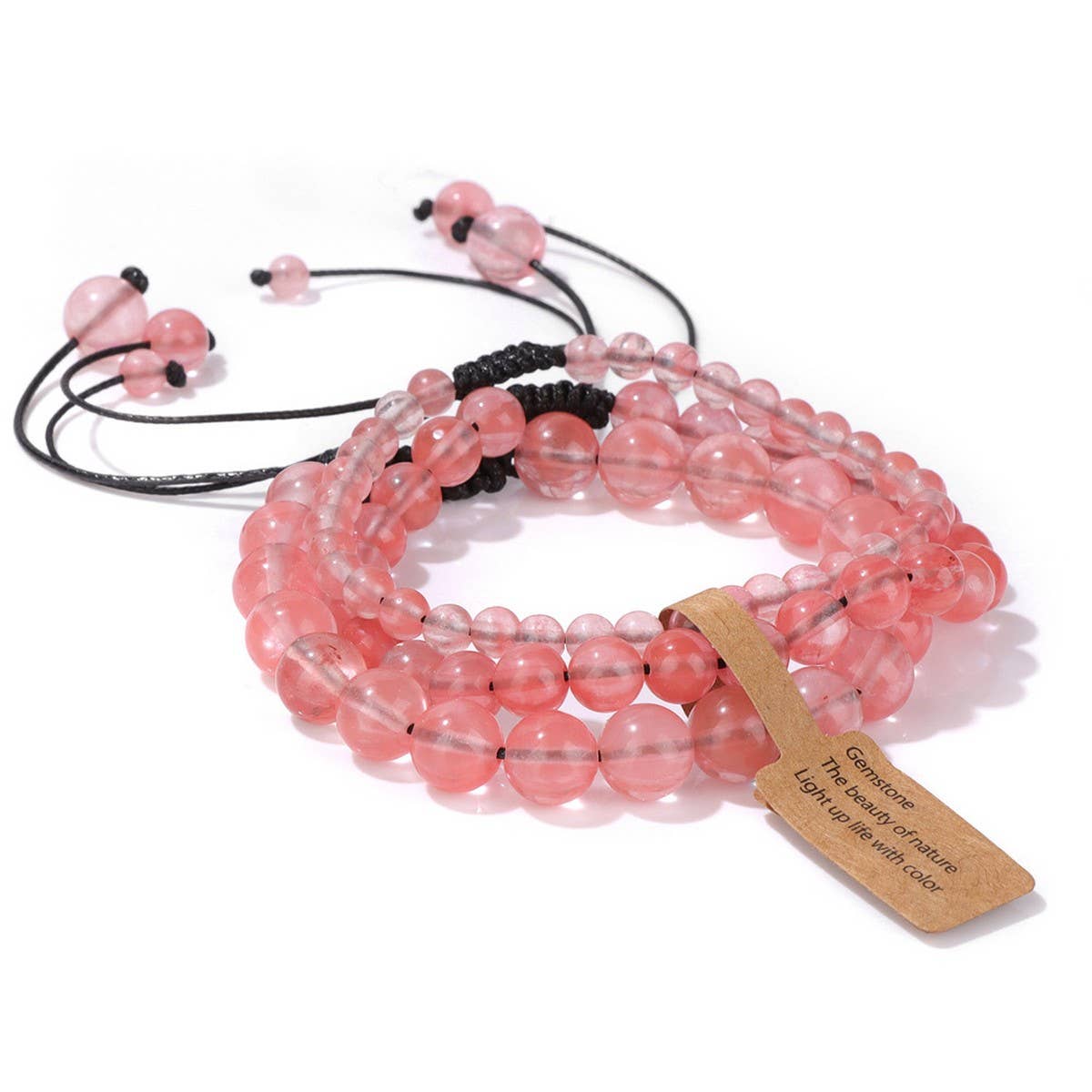 CWAJE4233_NATURAL STONE SIMPLE BRAIDED BRACELET