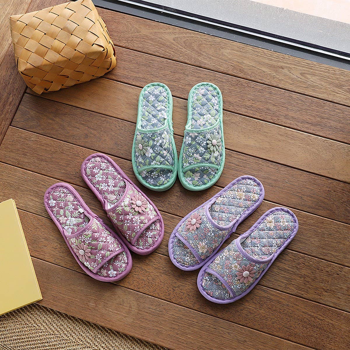Thick Fabric Soft Sole Slippers for Home
