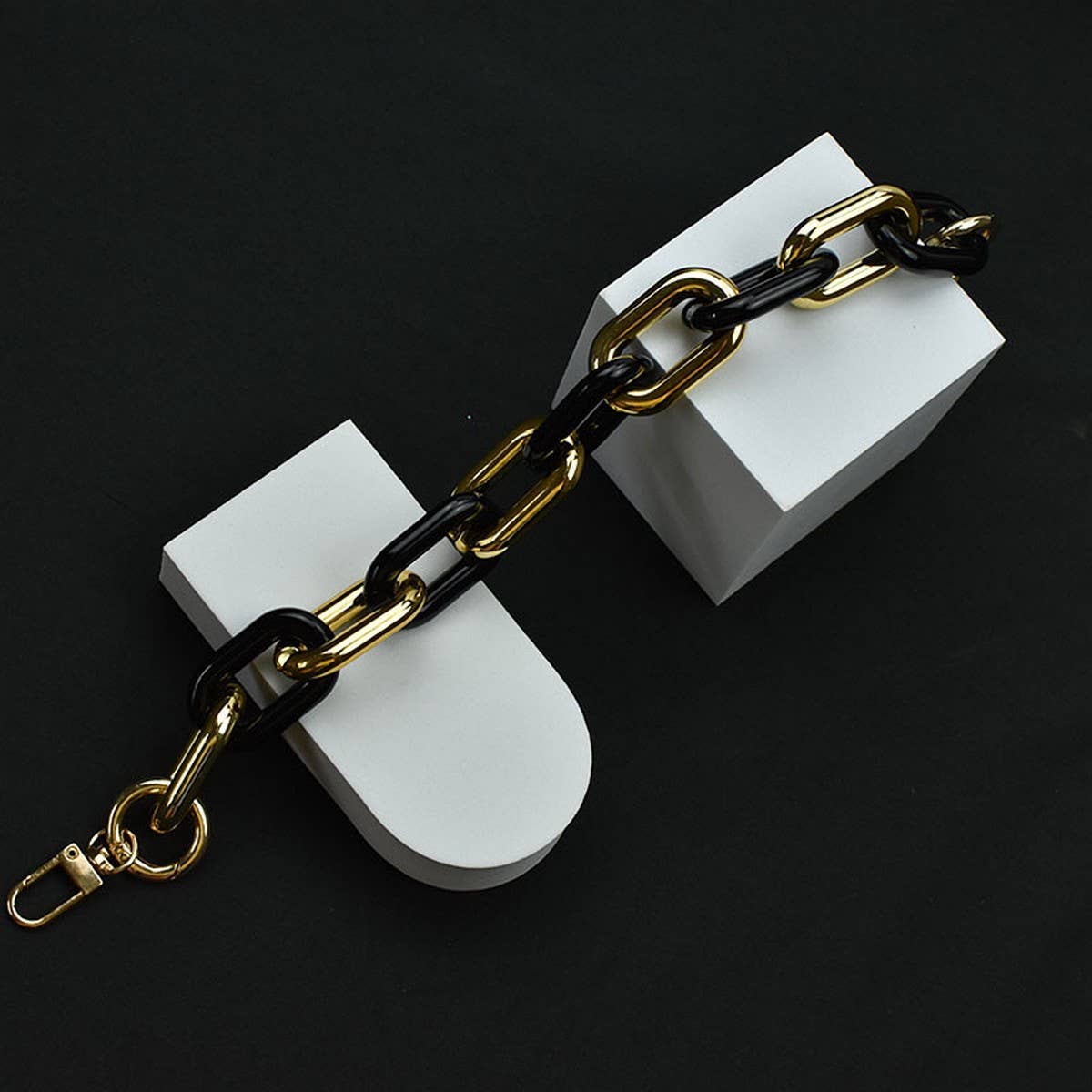 11.81"Acrylic Chain Handle, Multi-color Bag Strap_CWMM5090
