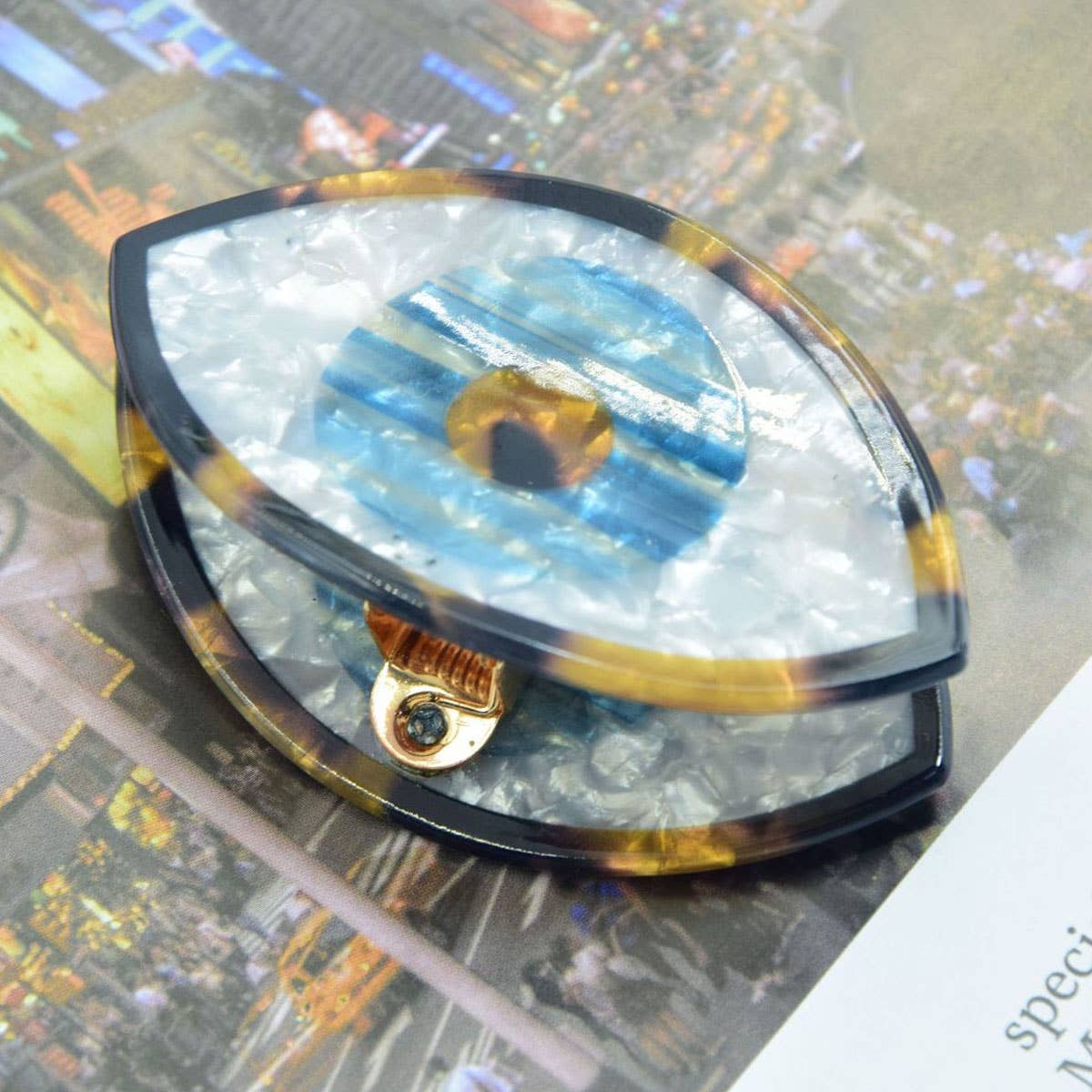 EVIL EYE HALLOWEEN HAIR CLAW CLIPS_CWAHA0277