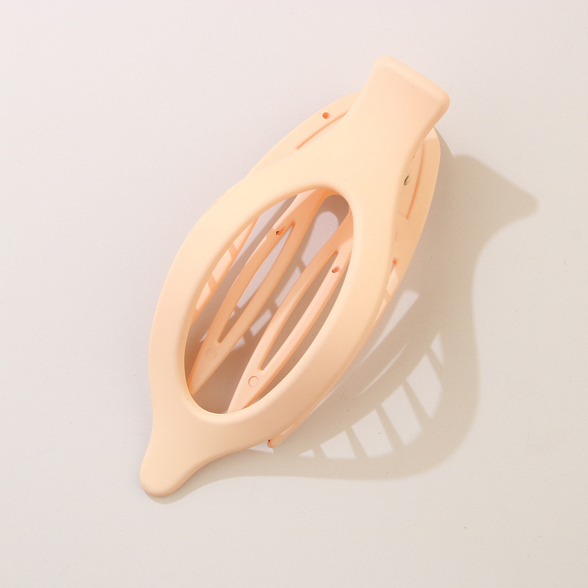 Leaf Oval Hair Clip ??Minimalist Claw Barrette_CWAHA6511