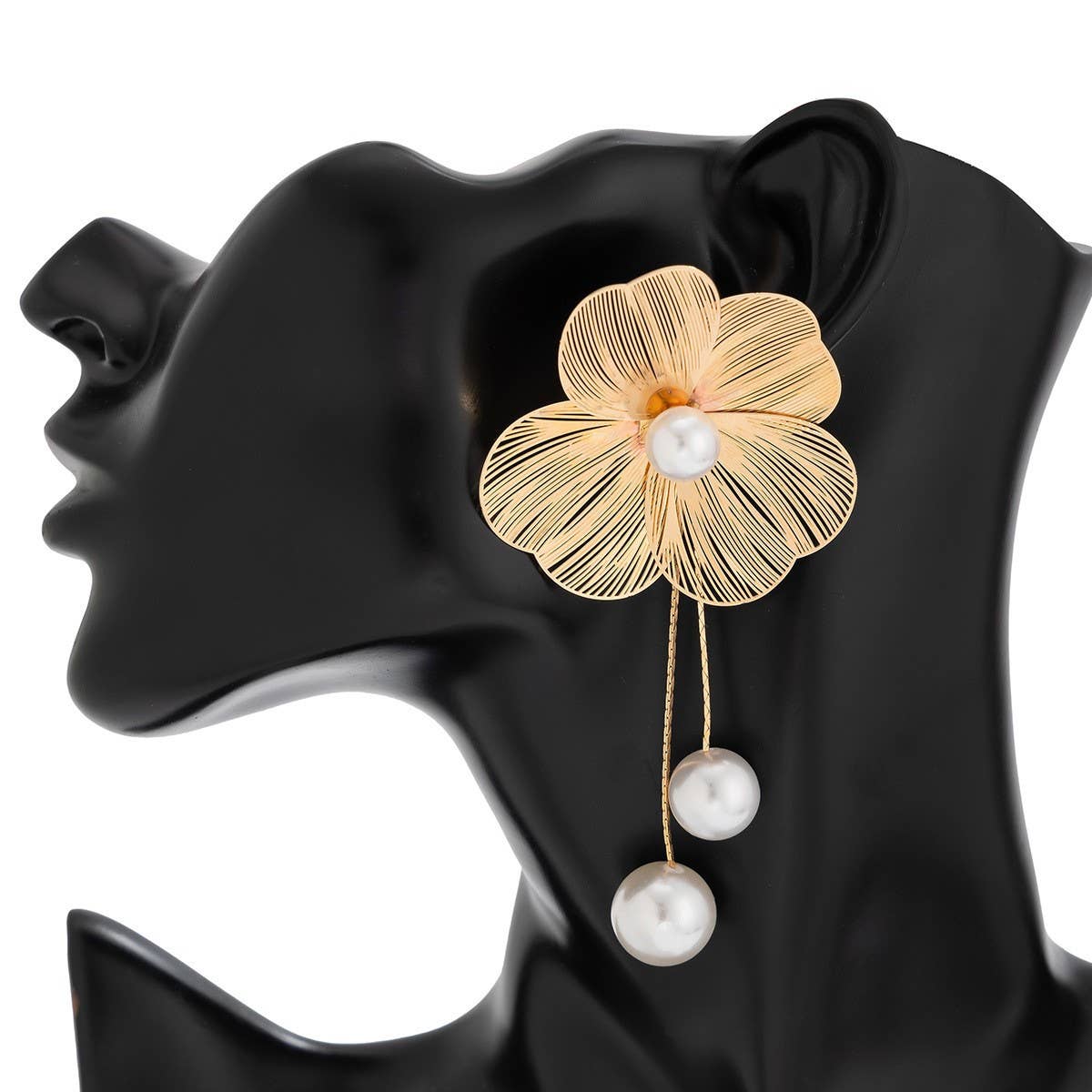 VERSATILE 3D GINKGO LEAF AND FLOWER EARRINGS