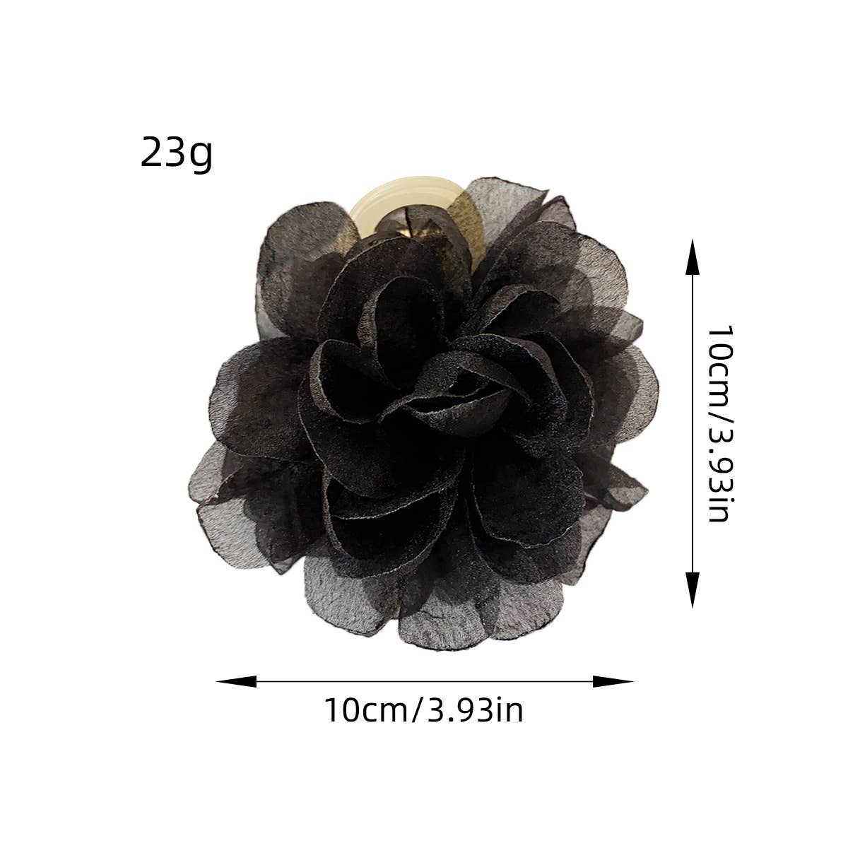 Dopamine flower hairpin elegant grip clip