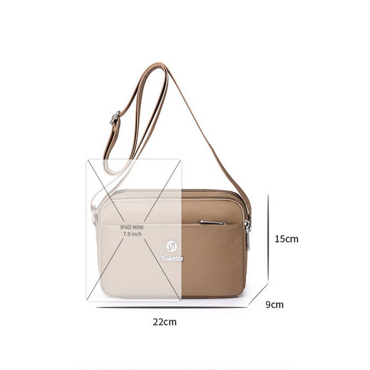 FASHIONABLE SIMPLE SHOULDER MESSENGER BAG_CWAB3499