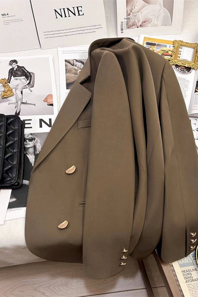 CWOBL0138_SOLID COLOR METAL BUTTON LAPEL COMMUTER SUIT