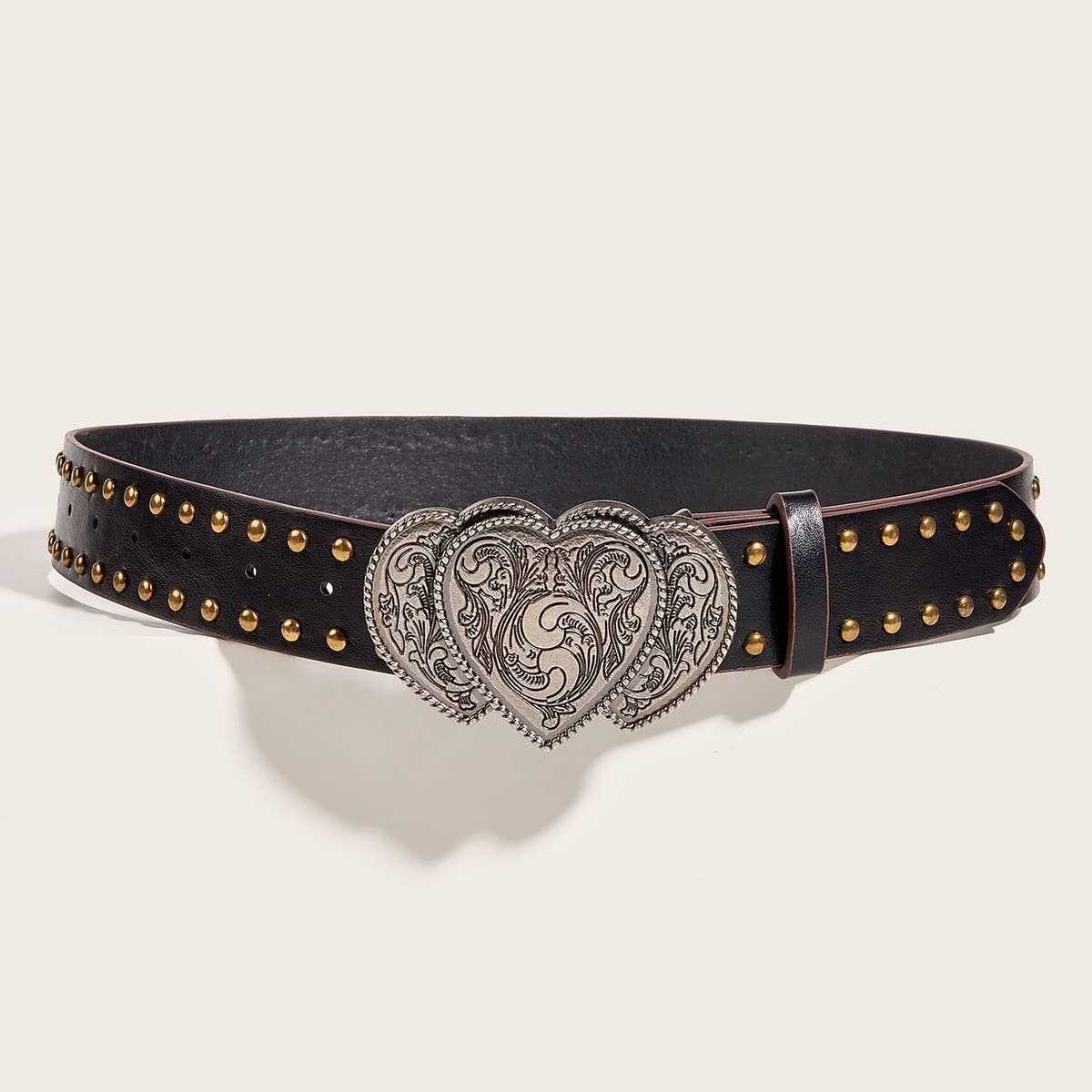 CWABE0561_PUNK HEART TOOL BELT WITH RIVETS