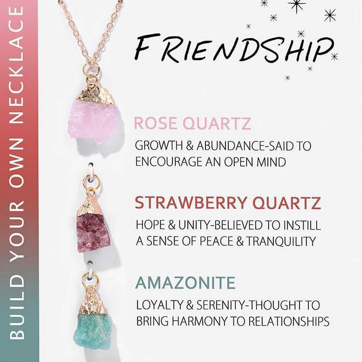 IRREGULAR NATURAL STONE NECKLACE SET