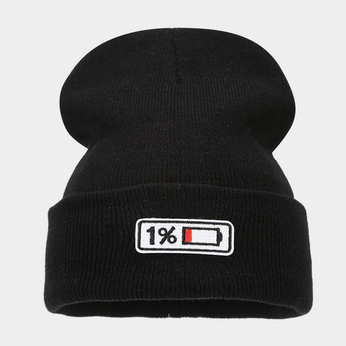 PATCHWORK KNITTED HAT PERSONALITY HIP-HOP PILE H_CWAH2086