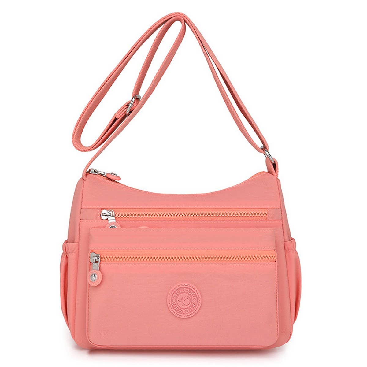 LIGHTWEIGHT NYLON MULTI-LAYER SHOULDER BAG