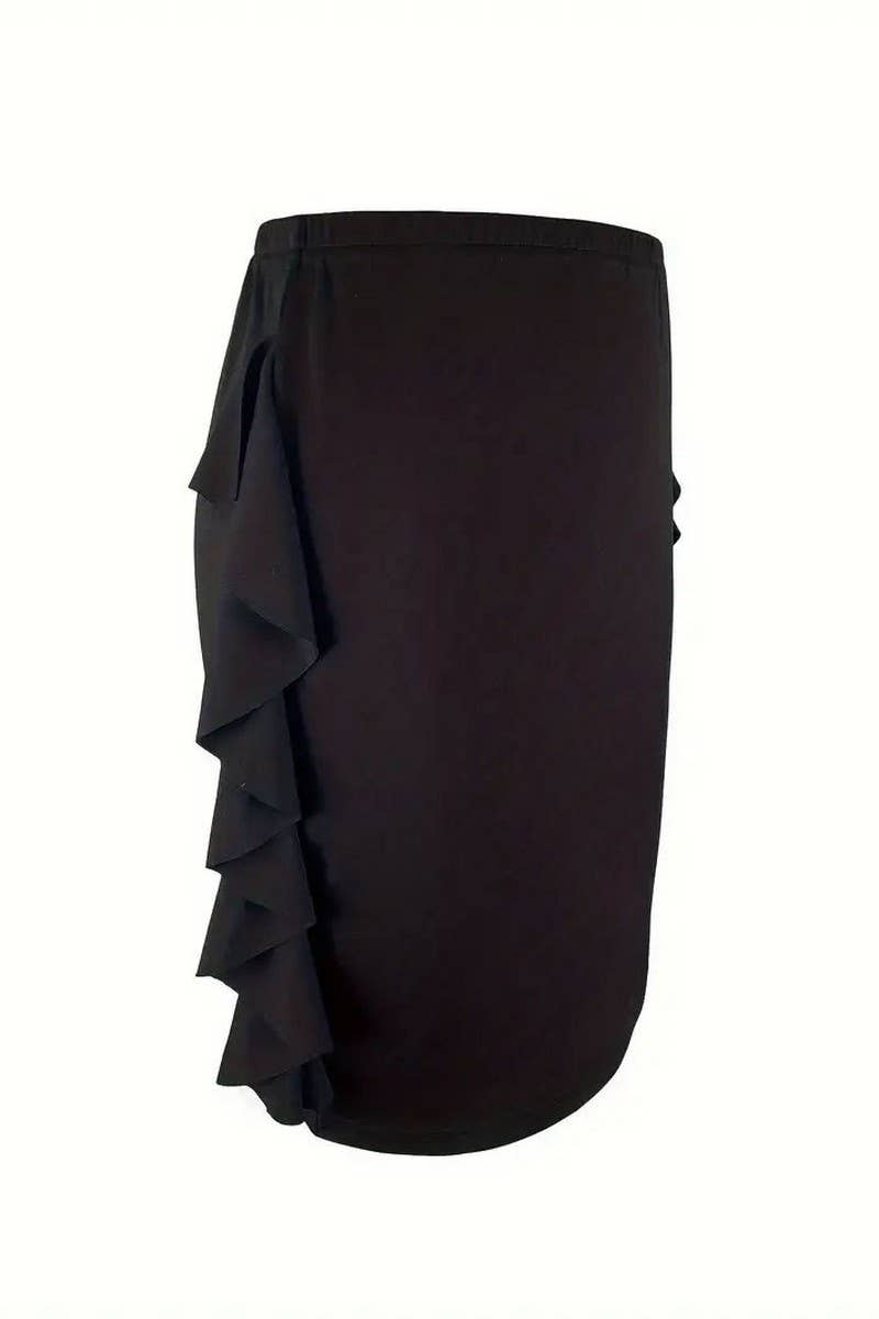 CWBSS0439_SUMMER FASHION VERSATILE KNITTED SEXY SKIRT