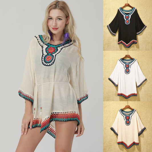 VINTAGE BIKINI BEACH SWIMSUIT COVER UP