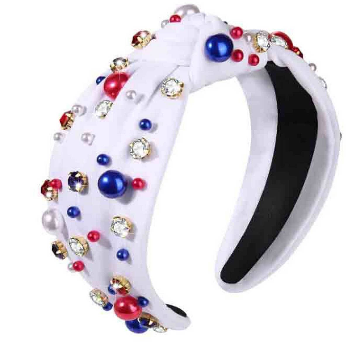 INDEPENDENCE DAY WIDE-BRIMMED PEARL HEADBAND_CWAHA1250