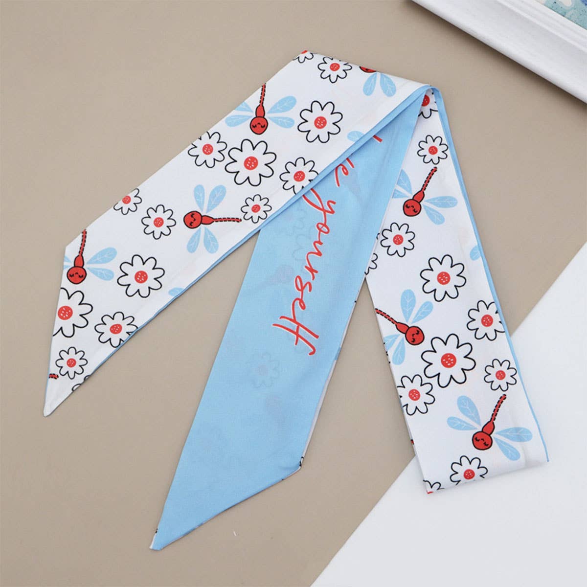 Long Ribbon Scarf for Hair, Bag, or Gift Wrapping