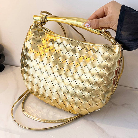 BRAID CROSSBODY BAG SARDINE BAG WOVEN HANDBAG_CWAB1911