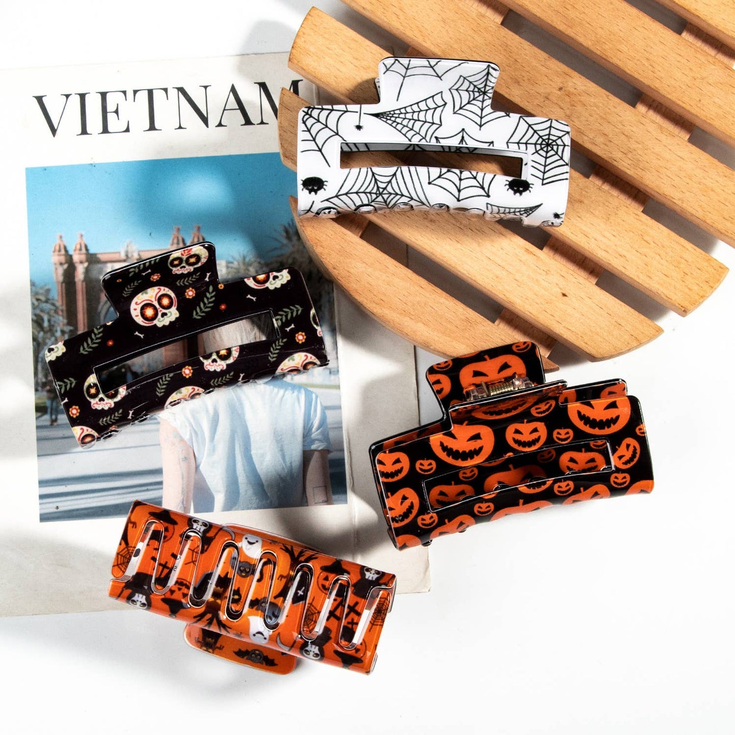 HALLOWEEN GRAB CLIP FUNNY HAIR CLIP