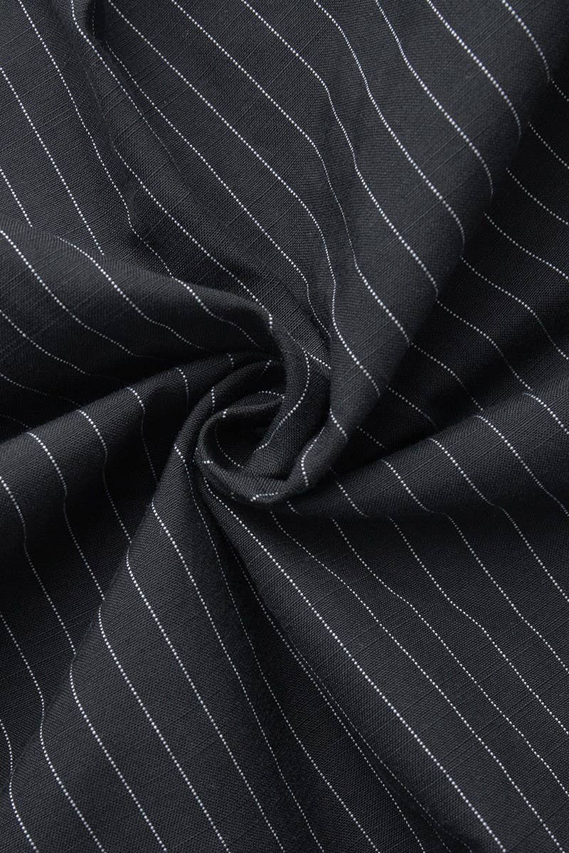 CWDSD7784_STRIPED LONG SLEEVE BODYCON MINI DRESS